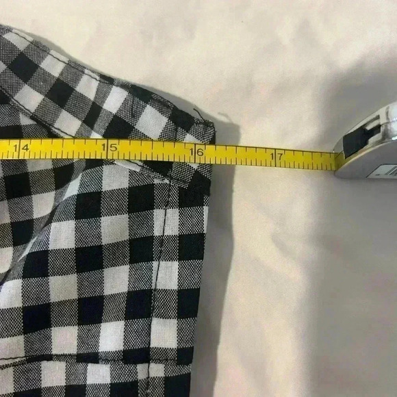 🖤🤍”Daphnea Paris” Black/White Checkered Midi Sundress w/ Pockets Size M🖤🤍 - Picture 13 of 13